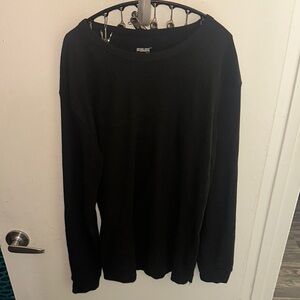 Black Long Sleeve Thermal Top
